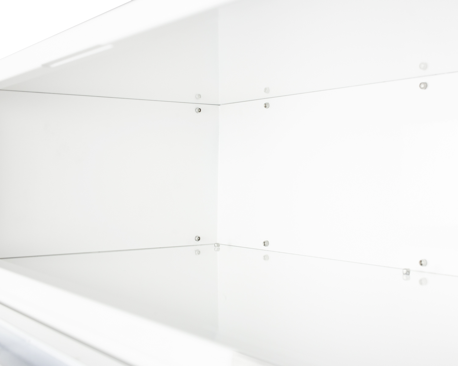 Interior locking compartment with combination lock and front windows for use with select Accucold and Summit refrigerators